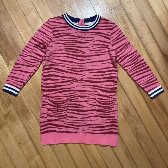Mini Boden Animal Print Knit Dress - Picture 1 of 5